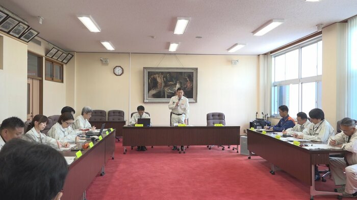 立山町による緊急対策会議（19日）