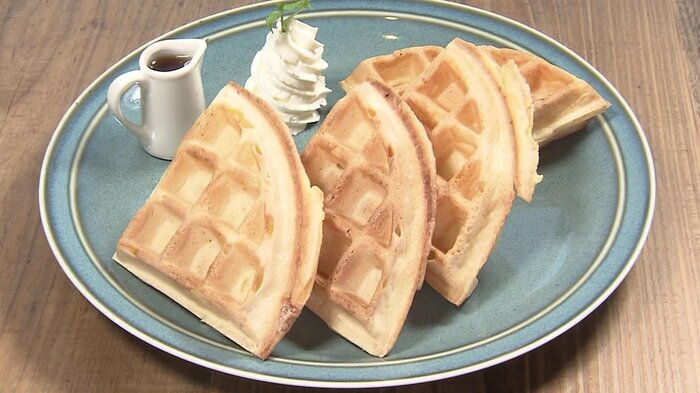 長沼源泉豆腐のワッフル（プレーン）