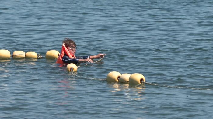 北見市常呂町では海開きへ向けた準備が進む