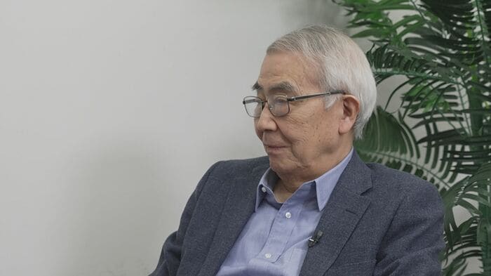 田中秀征元経済企画庁長官（「カンテレNEWSチャンネル」より）