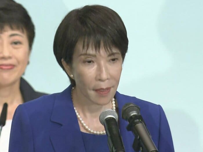 自民党の新総裁に選ばれた高市早苗氏