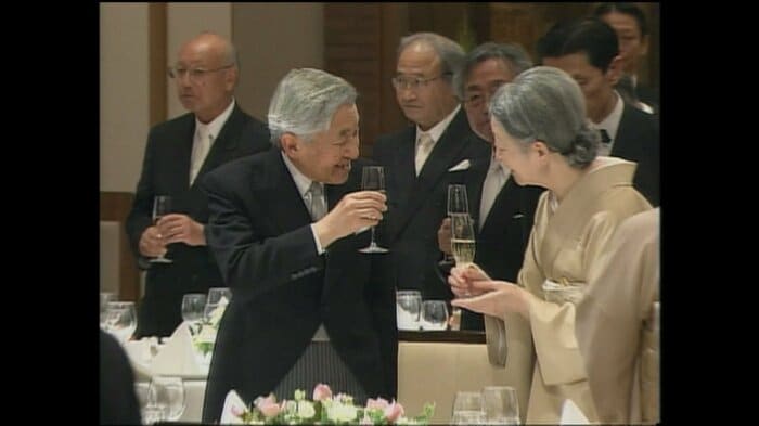 平成17（2005）年11月　紀宮さまの結婚披露宴に出席された天皇皇后両陛下