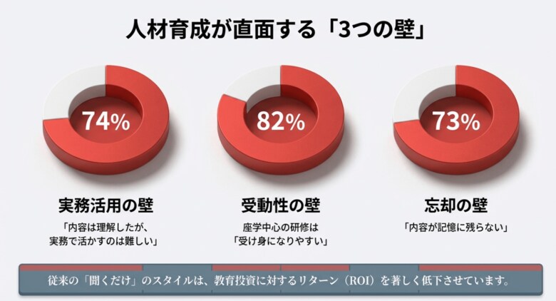 【意識調査】企業研修の「実務転移」に7割が壁。座学の限界を突破する“ボードゲーム型研修”に92%がコミュニケーション活性化を期待