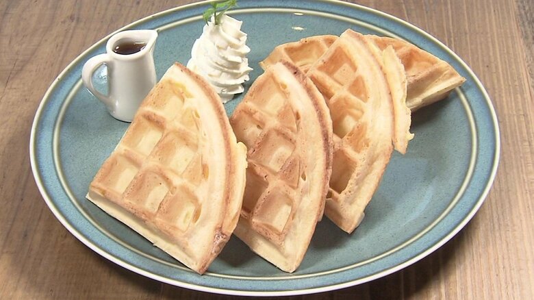 長沼源泉豆腐のワッフル（プレーン）