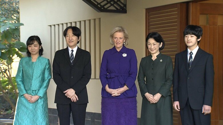 秋篠宮邸にてベルギーのアストリッド王女をおもてなし　2022年12月