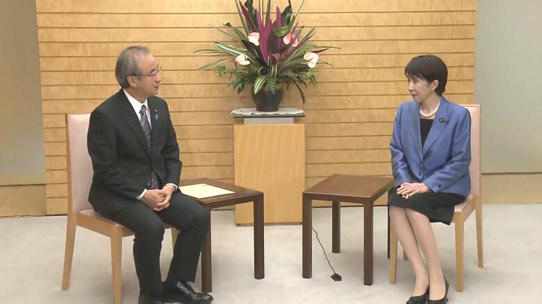 高市首相と面会