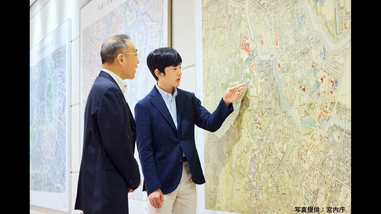 8月13日撮影、地図と測量の科学館