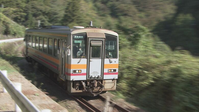JR芸備線を走る列車