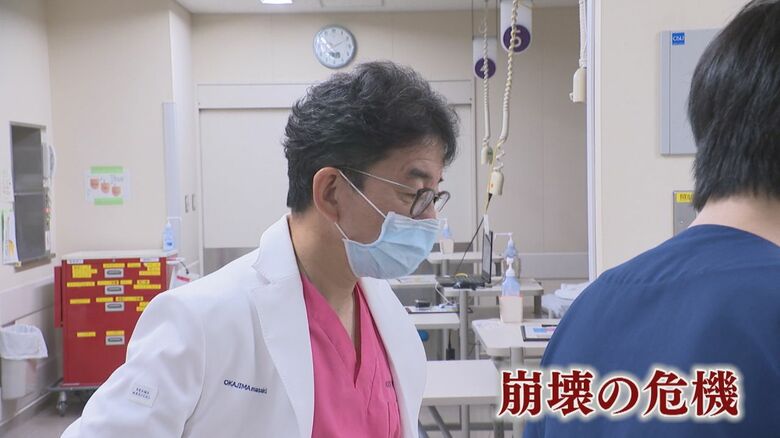 救命救急チームを率いる岡島医師