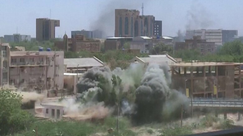 内戦による武力衝突が起きているスーダン