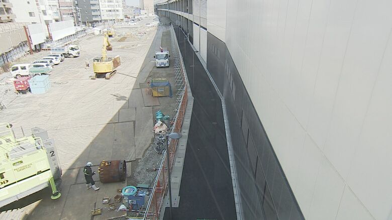 駐輪場へのアクセス路