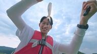 夏にワカサギ釣り　木崎湖で名人は130匹、真横のボートで挑戦したアナウンサーは…　釣ったワカサギは「外はサクサク、中はふわっと」天ぷらに　湖畔のカフェで北アルプスの天然水を使ったかき氷も　長野・大町市