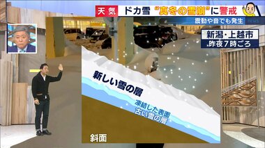 震動や音でも発生…ドカ雪で“真冬の雪崩”に要警戒 時速100~200km新幹線並みの速さ
