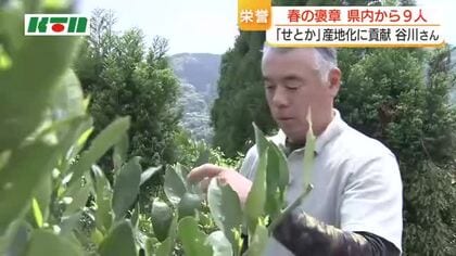 とろけるような食感の柑橘「せとか」を栽培　長崎のミカン農家などに「黄綬褒章」　春の褒章　県内から9人が受章