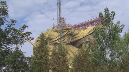 「公金50億円が消える」英雄“関羽”の巨大像に市民の怒り　中国当局は警戒モード