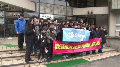 「手つなぎ鬼」「大縄跳び」 台湾と山寺の子どもたちが日本の伝統的な遊びで交流　冬のチャーター便で来県【山形発】