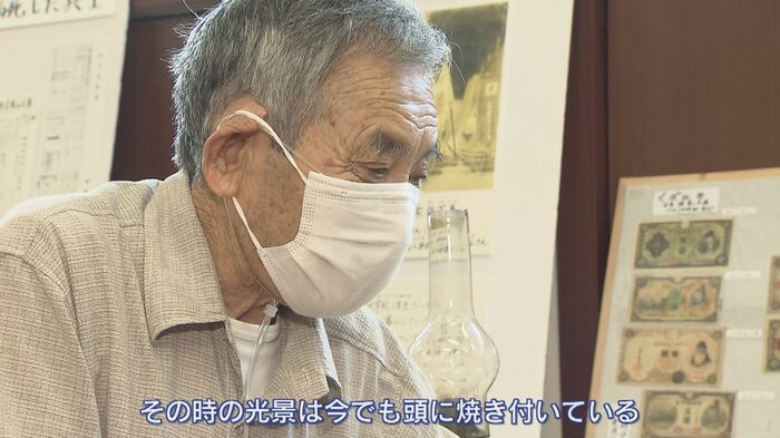 福岡大空襲の記憶を語る樋口さん