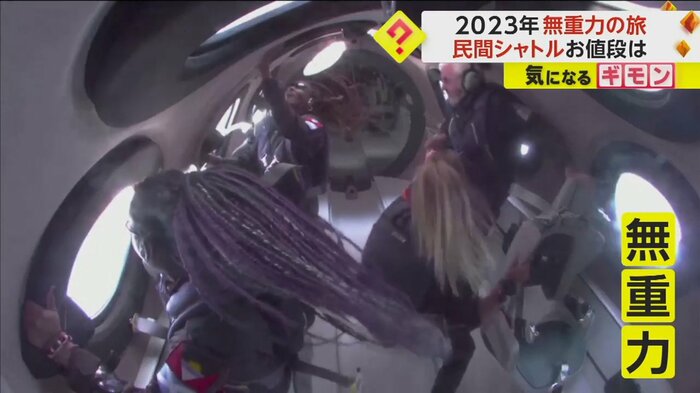 長い髪が宙に浮いている