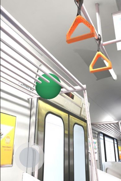 今回の実証実験の「デジタル空間」(FNNプライムオンライン編集部が画面を撮影)