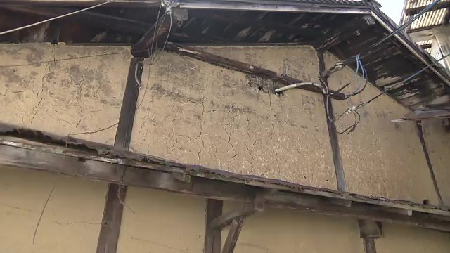 2022年3月の福島県沖地震で全壊した金水晶酒造の蔵