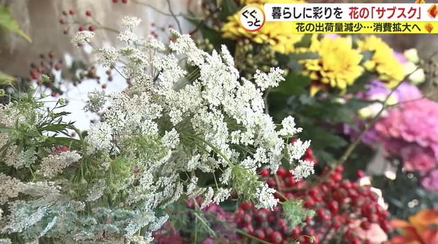 中村さんの店の花