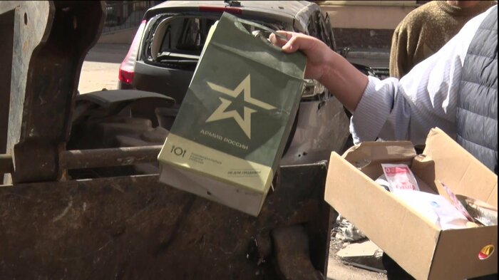 イルピンでも住宅内に”ロシア軍”の痕跡
