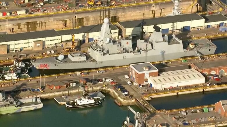 イギリスがキプロスに駆逐艦派遣　イギリス軍基地への無人機攻撃受け防空強化　フランスも派遣へ｜FNNプライムオンライン