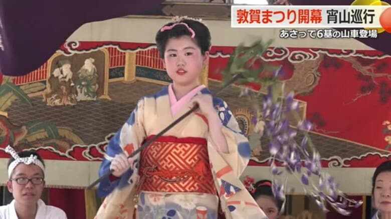 「敦賀まつり」宵山巡行で開幕　子供たちの踊りやお囃子にぎやかに祭りムード一色　4日に6基の山車巡行　【福井】｜FNNプライムオンライン