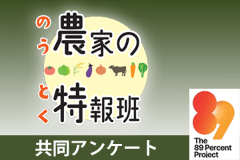 浮かぶ危機意識　気候変動「食に影響」98％、「農業に打撃」97％　生産者・消費者361人に共同アンケート