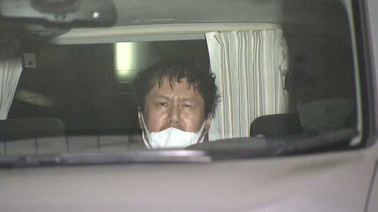 逮捕された木村祐一容疑者(45)(6日 渋谷署)