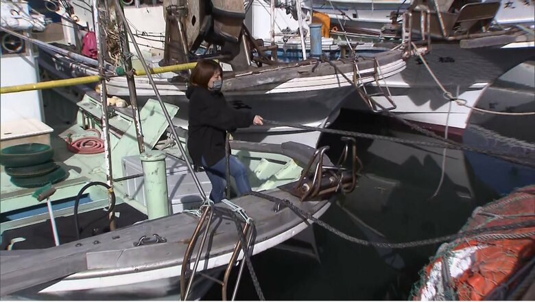 久しぶりに「七津丸」に乗り込む門木さん