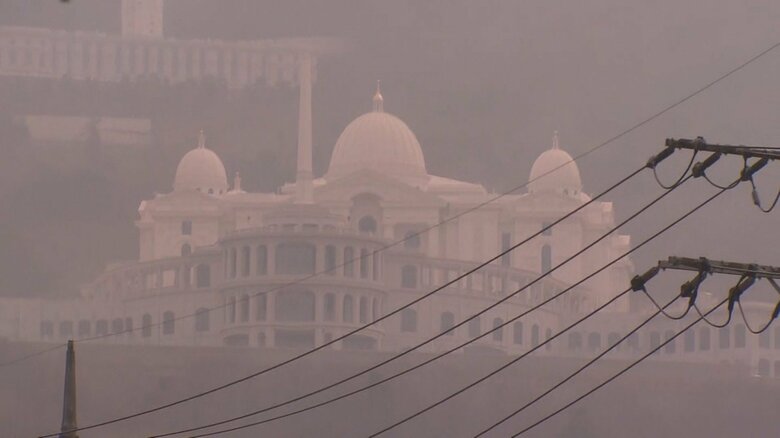 教団本部がある京畿道・加平（カピョン）に新たに完成した「天苑宮」。4月オープン予定。