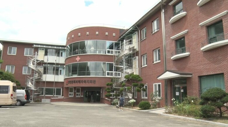 韓国人被爆者が生活する原爆被害者福祉会館　8月6日・陜川