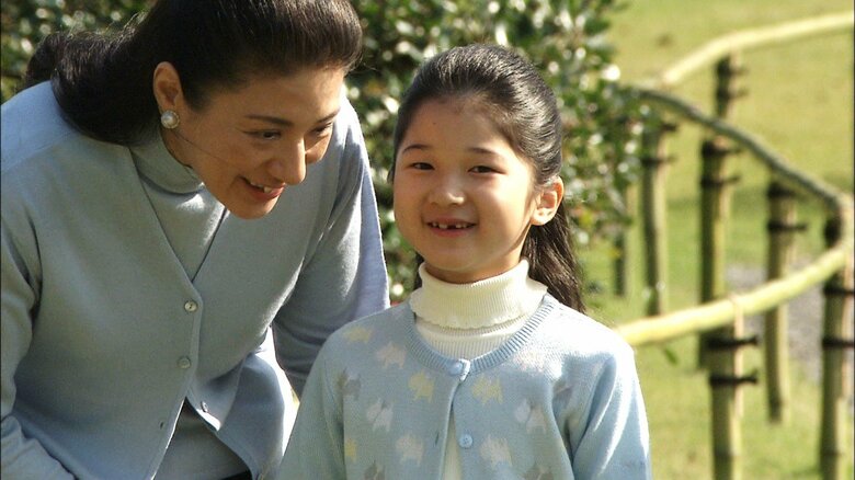 2008年12月愛子さまの7才の誕生日映像より