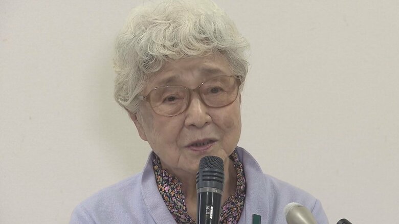 横田早紀江さん（めぐみさん60歳の誕生日10月5日を前にした会見より）