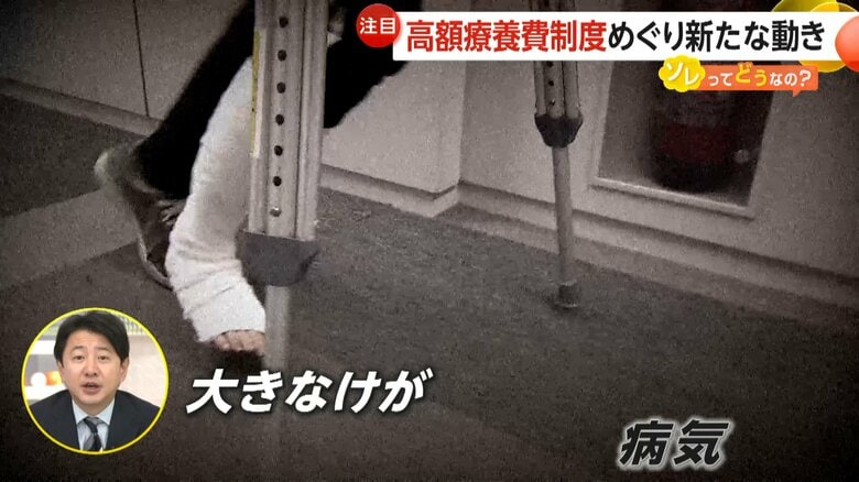 大きなケガや病気の時などに使える高額療養費制度