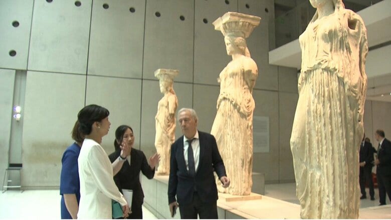 アクロポリス博物館を視察　5月27日