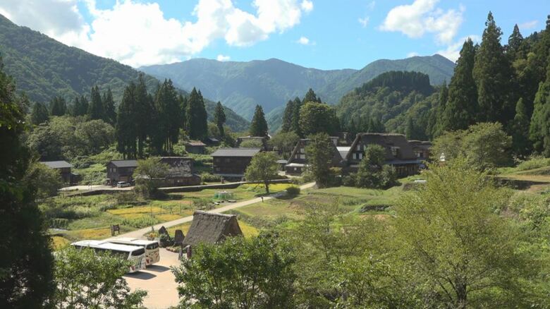 世界遺産　相倉合掌造り集落