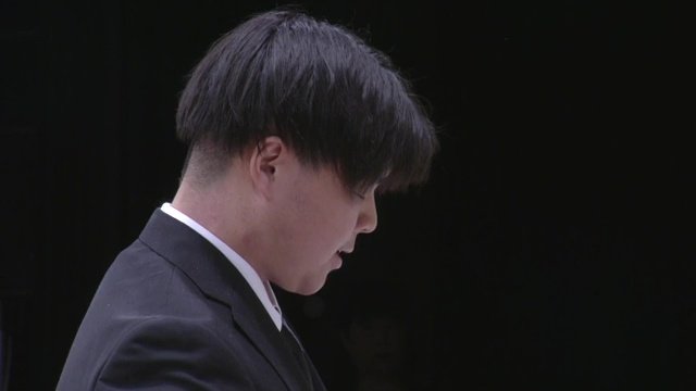 遺族代表　福島県浪江町出身の鍋島悠輔さん