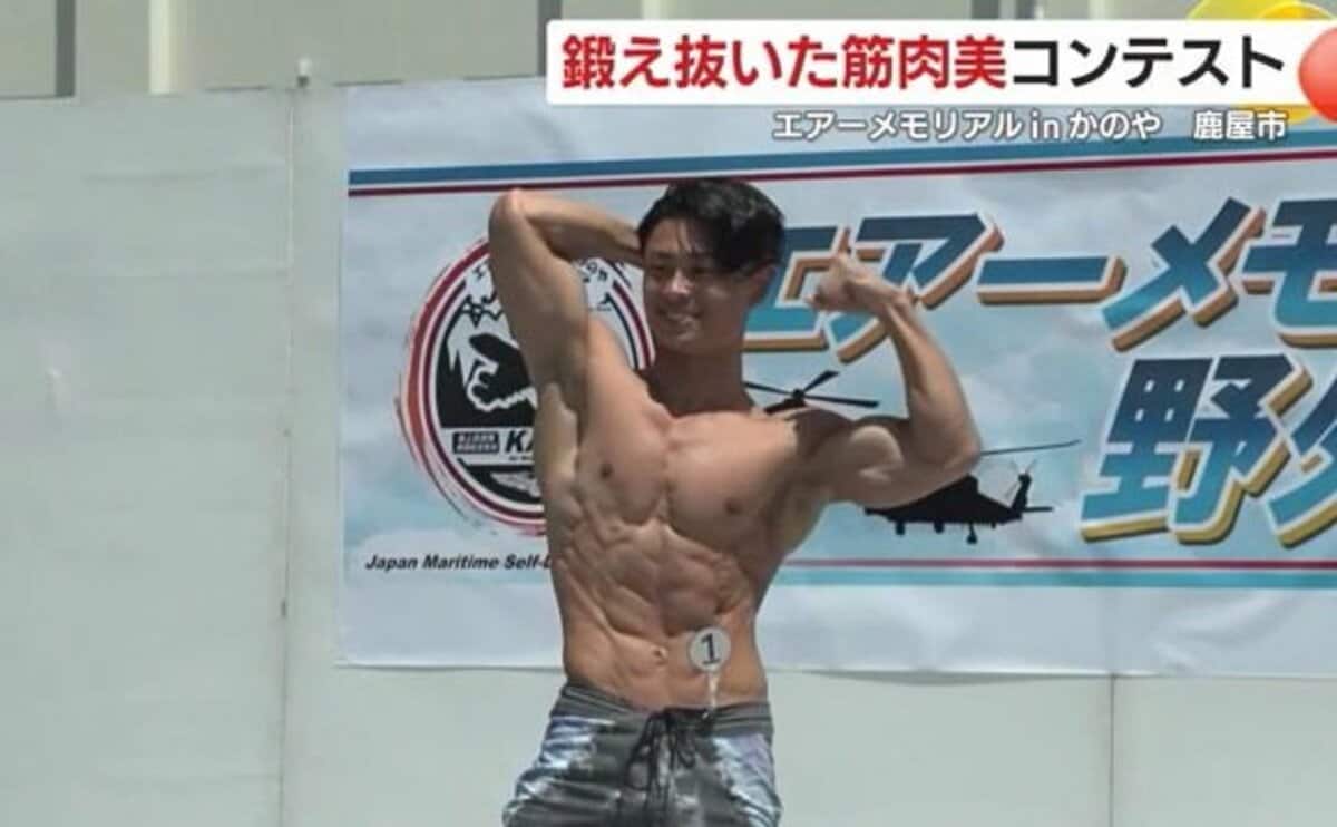 鹿児島・鹿屋航空基地の恒例行事にマッチョが集結！ 初の「マッスル