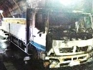北陸道・今庄トンネル内で車両火災　今庄IC－敦賀ICが通行止めに　下り線のみ解除　運転手は自力で脱出し無事