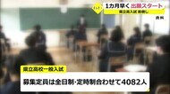 県立高校「一般入学試験」出願スタート 1月28日まで【福井】