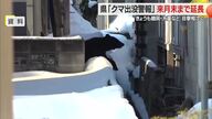 「クマ出没警報」12月末まで延長…天童市で高速道路インターチェンジを通過するクマ目撃　山形