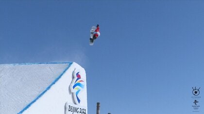 スノボ村瀬心椛17歳 2位通過　ビッグエア男女ともメダル圏内