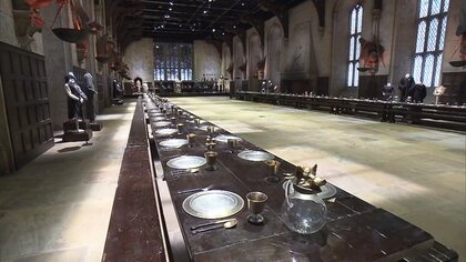 ハリー・ポッター新パーク「大広間」を初公開　完成に1年…子どもたちが体験「映画では見られない部分も」　