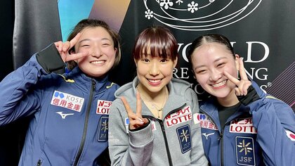 「“ご褒美に”連覇をあげられるように」連覇狙う坂本花織、三原舞依、渡辺倫果が意気込み語る【世界選手権】