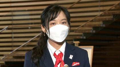 スケート髙木美帆選手「身が引き締まる思い」　北京オリパラ選手団に感謝状