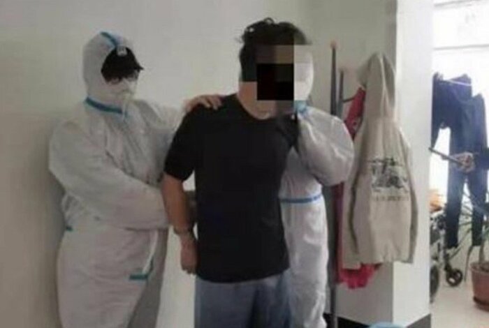 身分証の提示を拒み逮捕された男 男は指名手配されていた