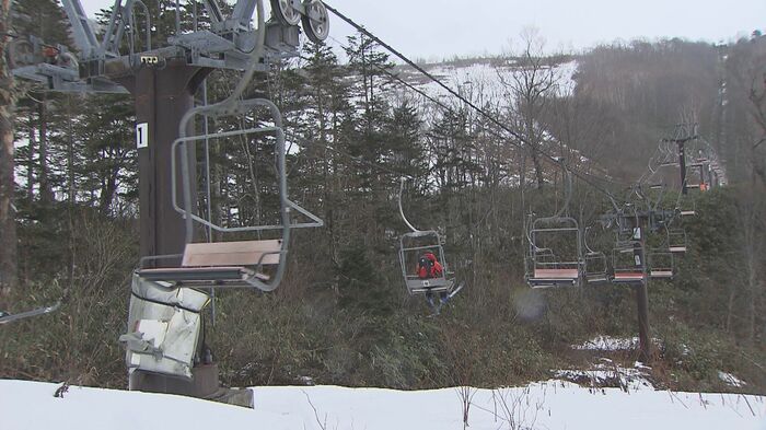 事故があったリフト（2025年12月撮影）