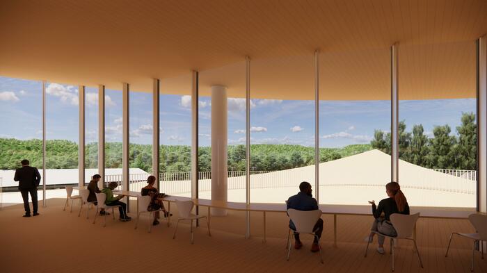 4Fフロア(テラス展望)提供:仙台市